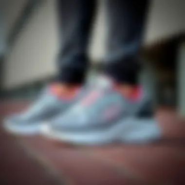 Stylish design of Skechers running shoes