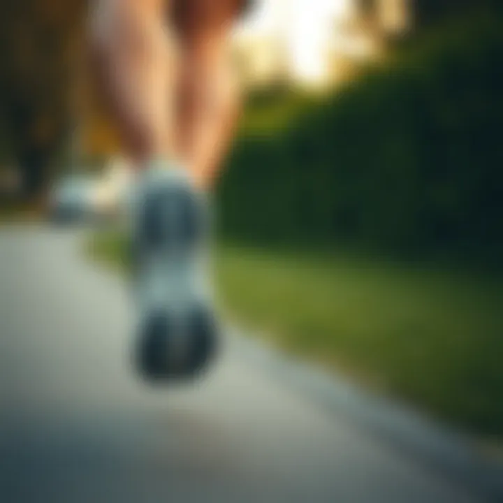 User enjoying a run in Skechers shoes