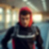 Dynamic sportswear showcasing style and performance