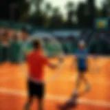 Detailed illustration of the tennis scoring system