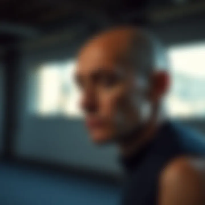 An illustration of the psychological benefits of sweating during exercise.