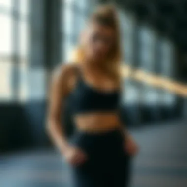 Fashionable Workout Options for Slim Figures Trendy workout gear catering to slim body types