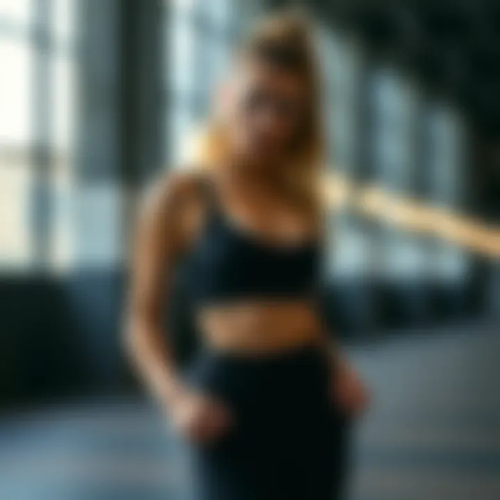 Fashionable Workout Options for Slim Figures Trendy workout gear catering to slim body types