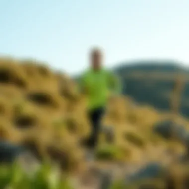 Under Armour mont in an outdoor setting highlighting functionality