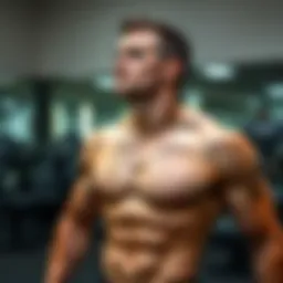 Upper chest workout technique demonstration