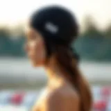 Stylish Swimming Cap for Long Hair A stylish swimming cap designed for long hair