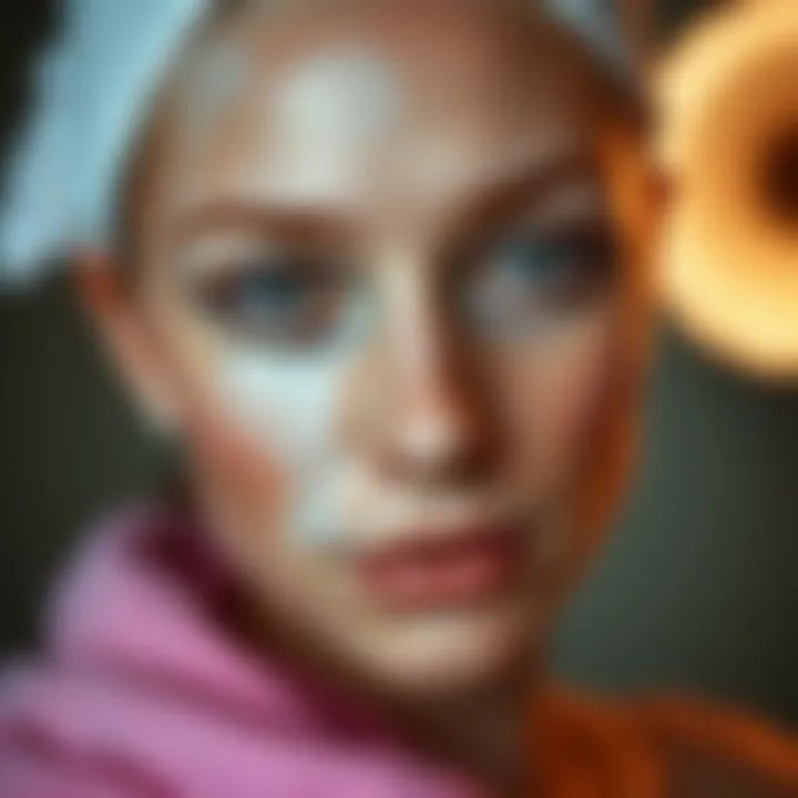 Skin care routine to support facial contouring